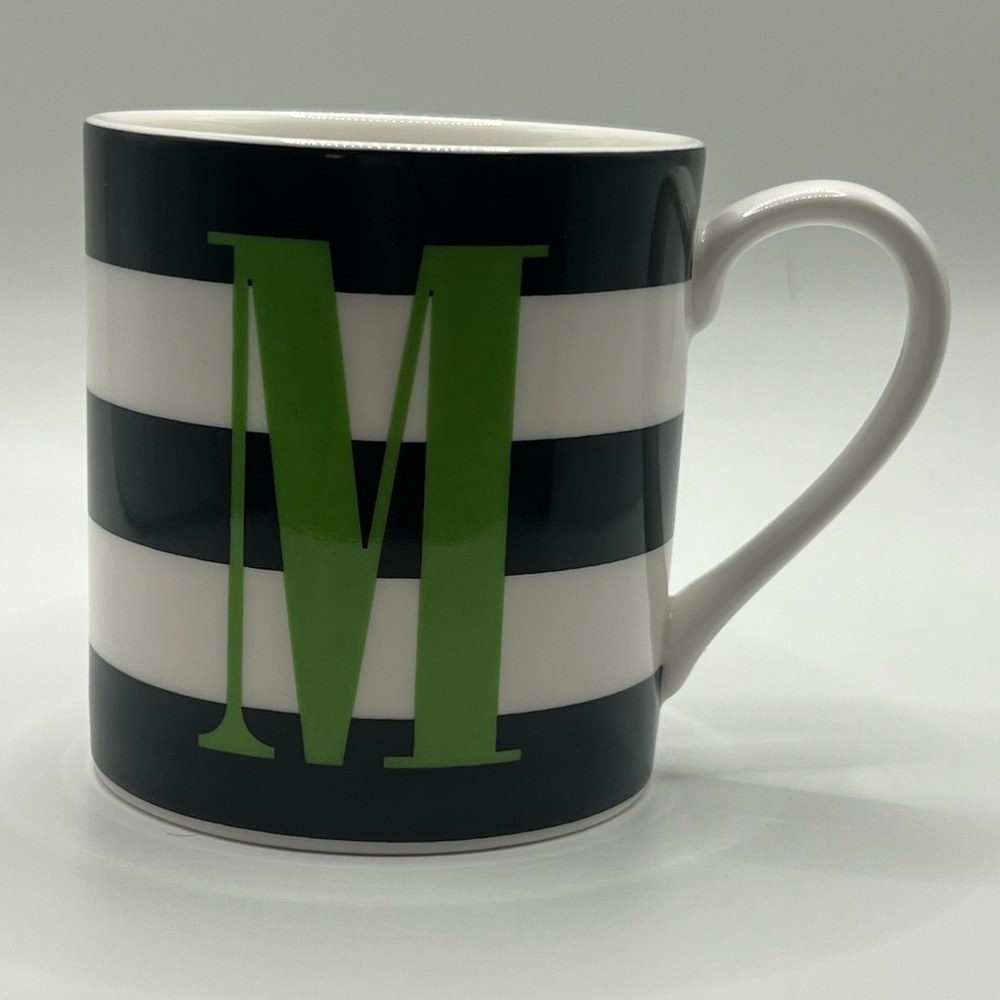 Kate Spade LENOX  "M'  Coffee Cup